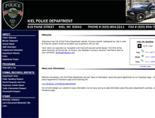 Tablet Screenshot of kielpolice.com